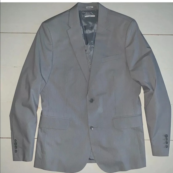 Calvin Klein Slim Fit Gray Suit - Picture 1 of 3